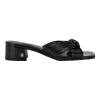 Tommy Hilfiger Women's Philie Knotted Crisscross Block Heel Sandals - Black Patent - Image 3
