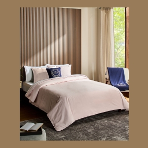 Lacoste Tiebreak Cotton 3-Pc. Duvet Cover Set, Full/Queen - Pink - Image 3