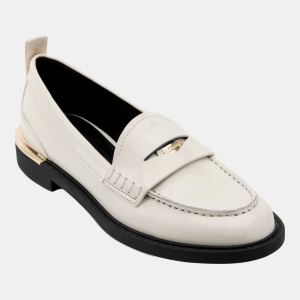 DKNY Women's Raeya Moc Toe Penny Loafers - Coconut