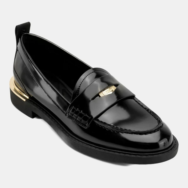 DKNY Women's Raeya Moc Toe Penny Loafers - Black