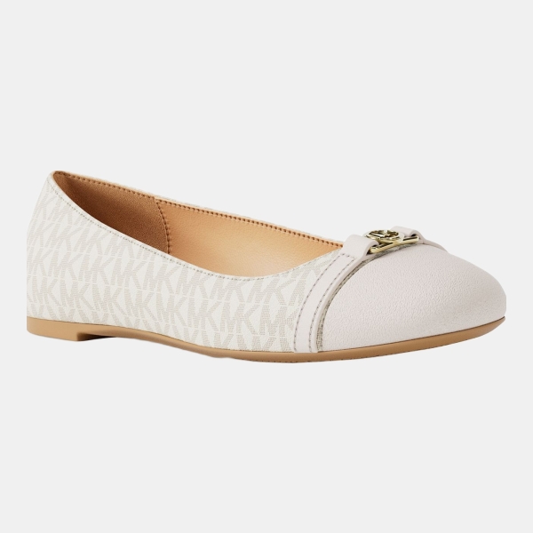 Michael Kors Women's Mandy Ballet Flats - Vanilla/Light Cream