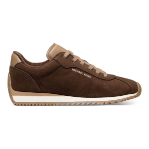 Michael Kors Women's Rhodes Two-Tone Suede Trainers - Image 3