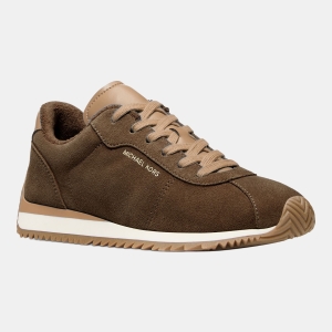 Michael Kors Women's Rhodes Two-Tone Suede Trainers