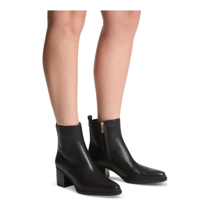 Michael Kors Women's Lex Block Heel Booties - Black Leather - Image 6