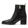 Michael Kors Women's Lex Block Heel Booties - Black Leather - Image 5