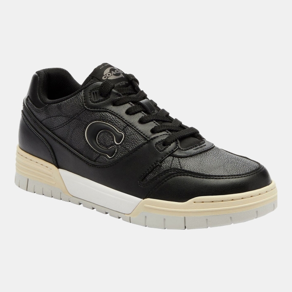 Coach Women's Soho Lace-Up Sneakers - Charcoal, Black