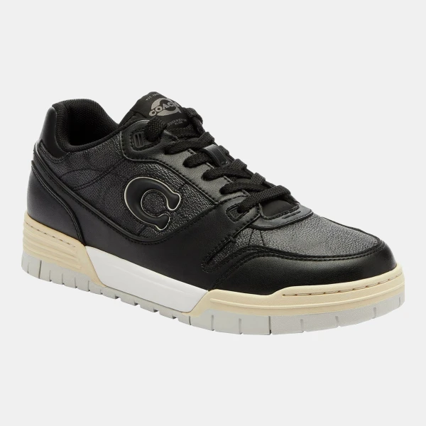 Coach Women's Soho Lace-Up Sneakers - Charcoal, Black