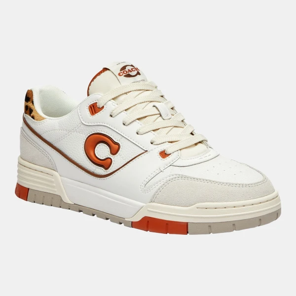 Coach Women's Soho Round Toe Sneakers - Toffee, Leopard