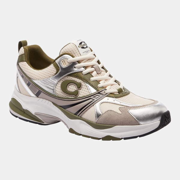 Coach Men's Mesh Round Toe Sneakers