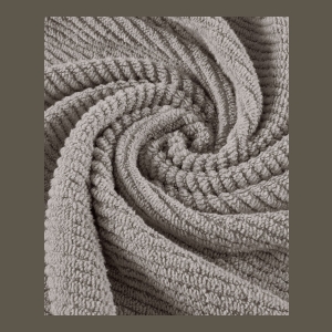 Diagonal Ribbed Cotton 4-Pc. Bath Towel Set - Gray - Image 10