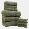 Egyptian Cotton Bath Towel, Set of 2 - Forest Green