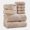 Egyptian Cotton Bath Towel, Set of 2 - Taupe
