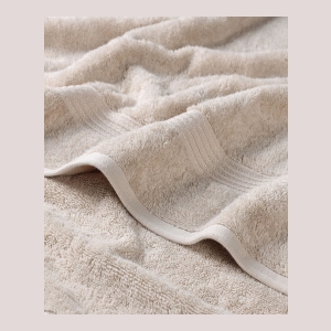 Egyptian Cotton Bath Towel, Set of 2 - Stone - Image 5