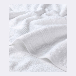 Egyptian Cotton Bath Towel, Set of 2 - White - Image 5