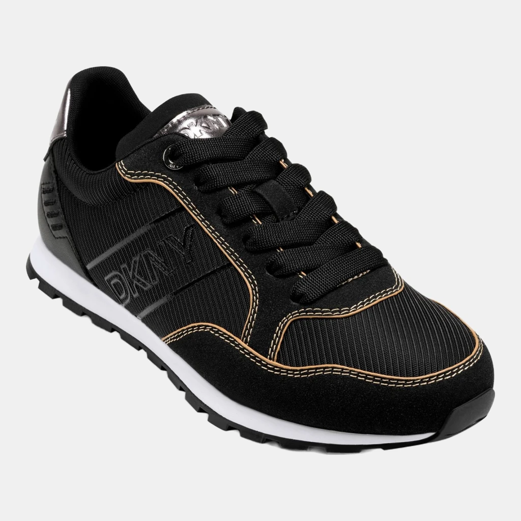 DKNY Women's Falina Lace-Up Sneakers - Black