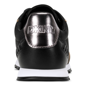 DKNY Women's Falina Lace-Up Sneakers - Black - Image 4