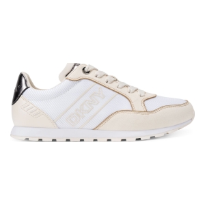 DKNY Women's Falina Lace-Up Sneakers - White/Coconut - Image 3