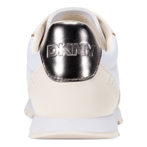 DKNY Women's Falina Lace-Up Sneakers - White/Coconut - Image 4