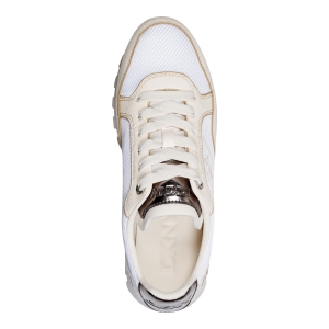 DKNY Women's Falina Lace-Up Sneakers - White/Coconut - Image 5