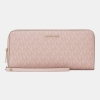 Michael Kors Outlet Jet Set Travel Large Signature Logo Continental Wristlet