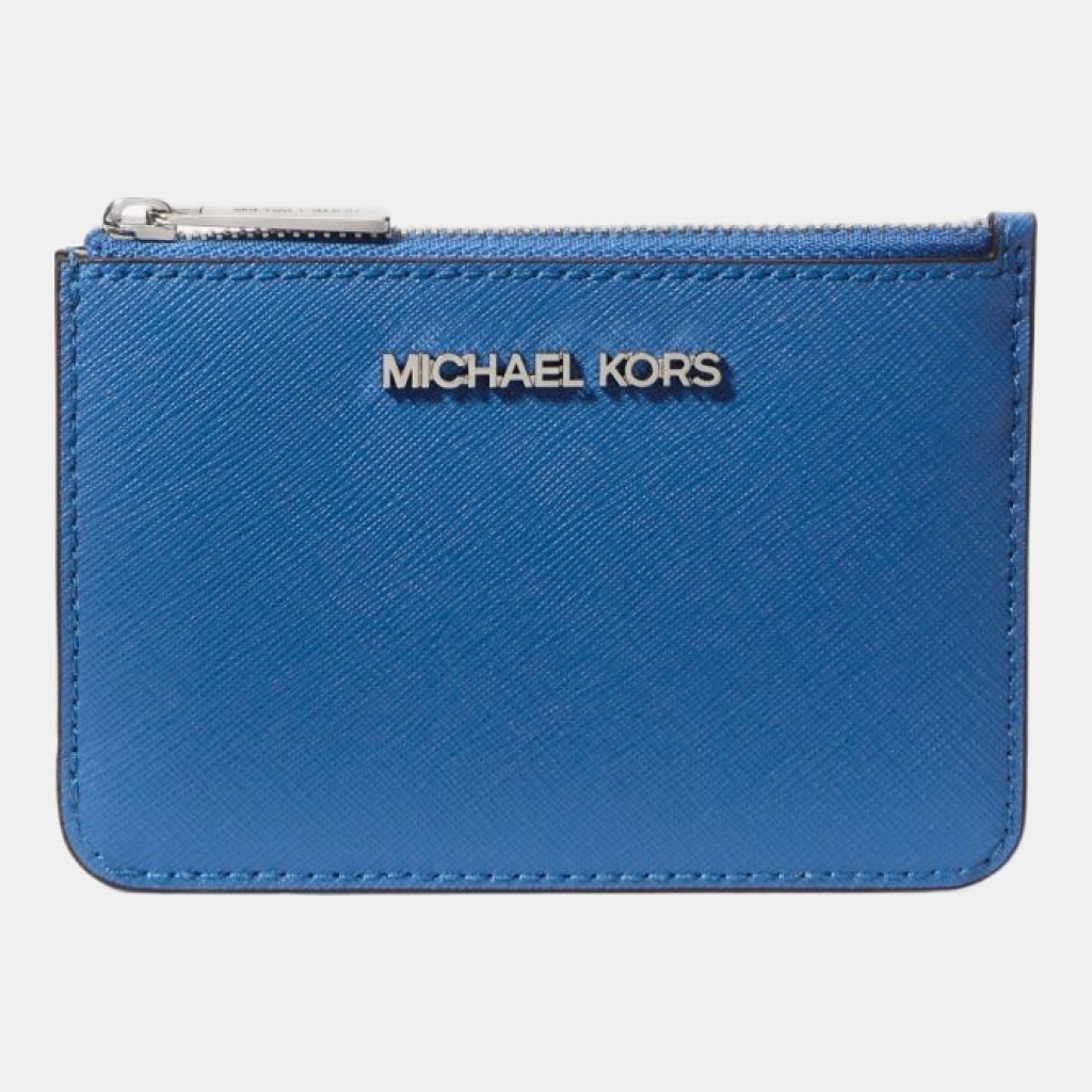 Michael Kors Outlet Jet Set Saffiano Leather Coin Purse - GALAXY BLUE