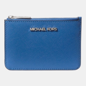 Michael Kors Outlet Jet Set Saffiano Leather Coin Purse - GALAXY BLUE