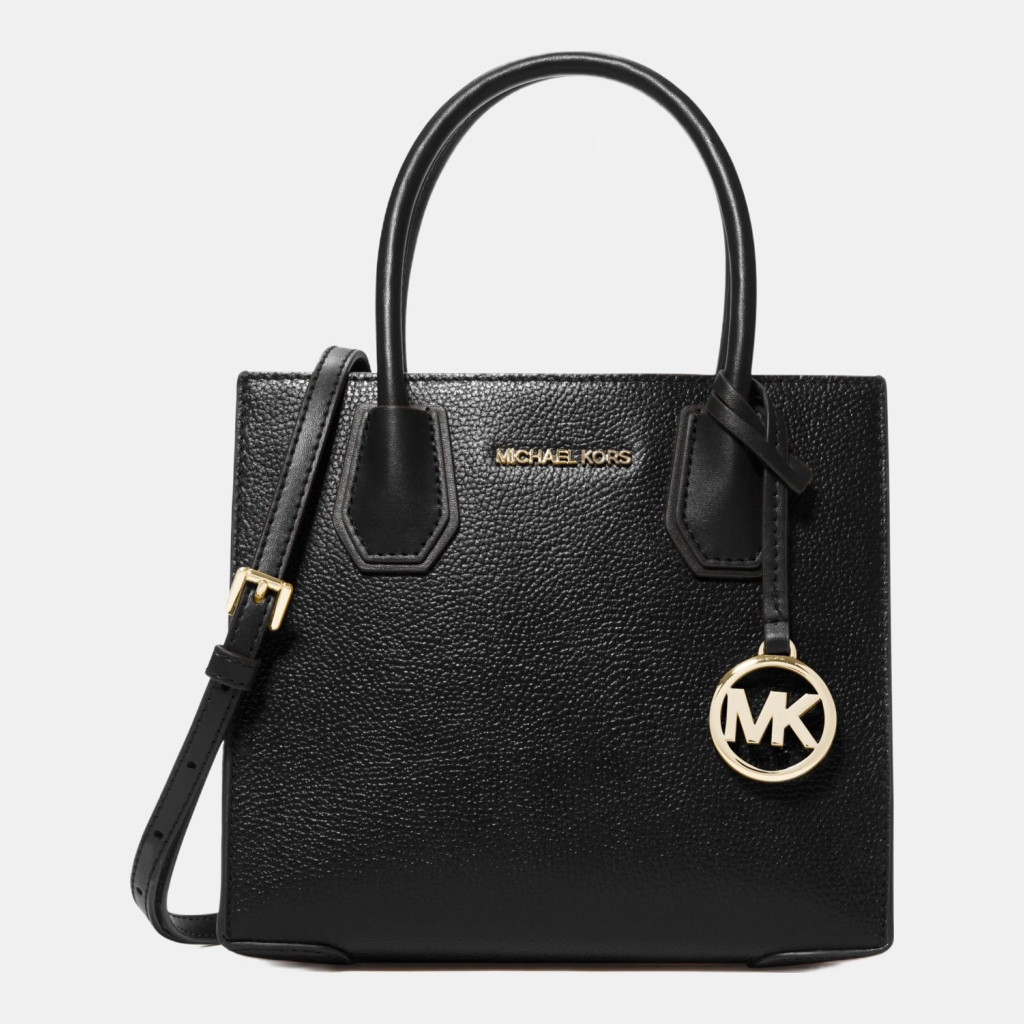 Michael Kors Outlet Mercer Medium Pebbled Leather Crossbody Bag