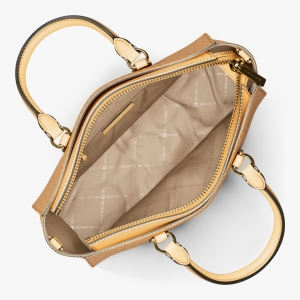 Michael Kors Outlet Arden Medium Signature Logo Top-Zip Satchel - Image 3