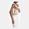 Michael Kors Outlet Matilda Small Cinched Shoulder Bag - LT CREAM - Image 4