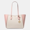 Michael Kors Outlet Jet Set Travel Large Signature Logo 3-in-1 Tote Bag - PWD BLSH MLT