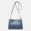Michael Kors Outlet Christina Small Signature Logo Crossbody Bag