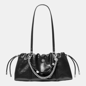 Michael Kors Outlet Matilda Small Cinched Shoulder Bag - BLACK