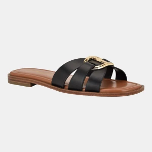 Tommy Hilfiger Women's Terrai Flat Slide Sandals - Black