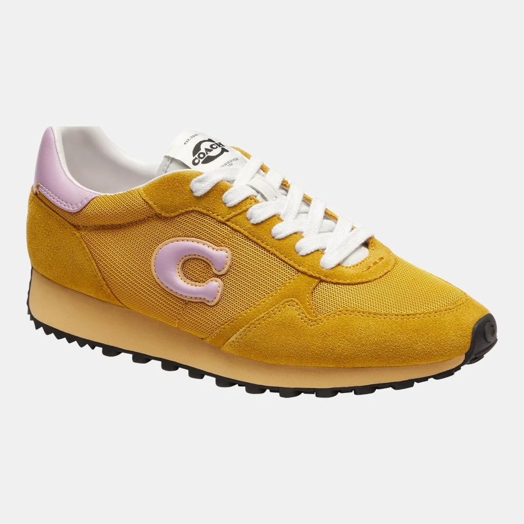 Coach Women's Retro Essential Lace-Up Runner Sneakers - Honeycomb/Orchid