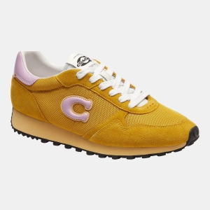 Coach Women's Retro Essential Lace-Up Runner Sneakers - Honeycomb/Orchid