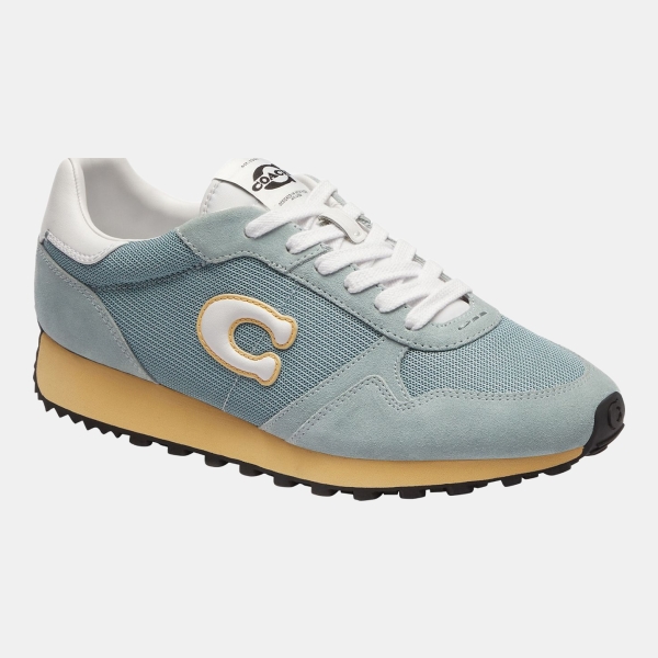 Coach Women's Retro Essential Lace-Up Runner Sneakers - Sea Mist/Optic White