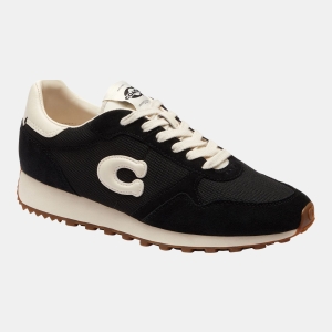 Coach Women's Retro Essential Lace-Up Runner Sneakers - Black/Chalk