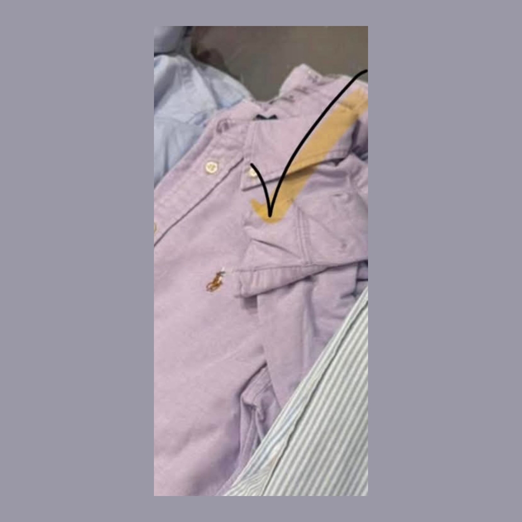 Ralph Lauren Button-Up Shirt - Light Purple - Size XL