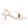 Michael Kors Women's Jaida Kitten Dress Sandals - Optic White Leather - Image 3