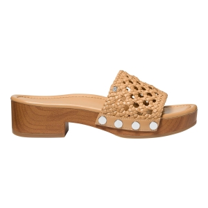 Michael Kors Women's Mayes Slip-On Dress Sandals - Peanut Woven - Image 3