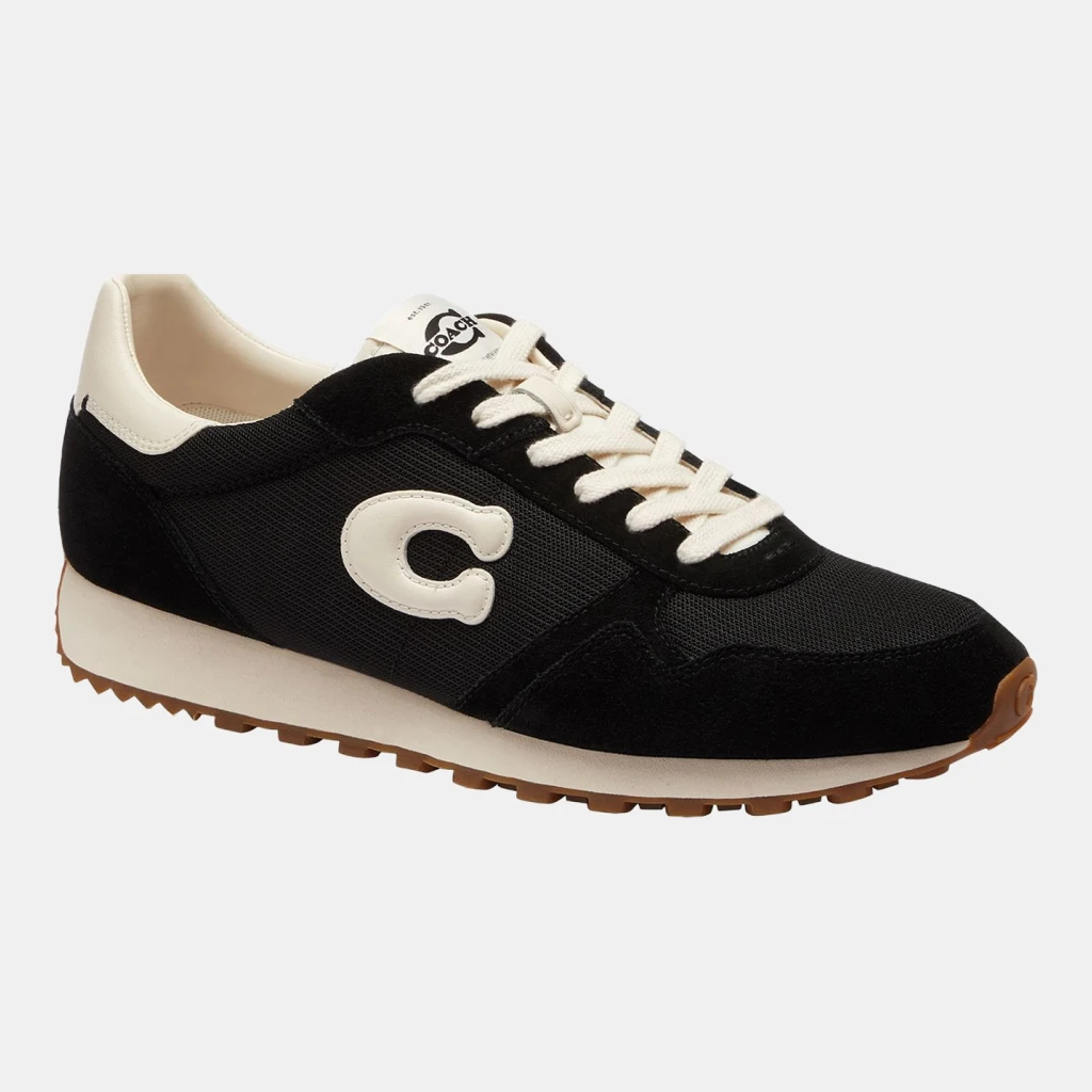 Coach Men's Essential Lace-Up Runner Shoes - Black/Chalk