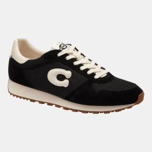 Coach Men's Essential Lace-Up Runner Shoes - Black/Chalk
