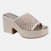 DKNY Women's Multan Platform Dress Sandals - Natural/Chino Woven