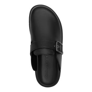 Coach Men's Slip-On Leather Clogs - Image 5