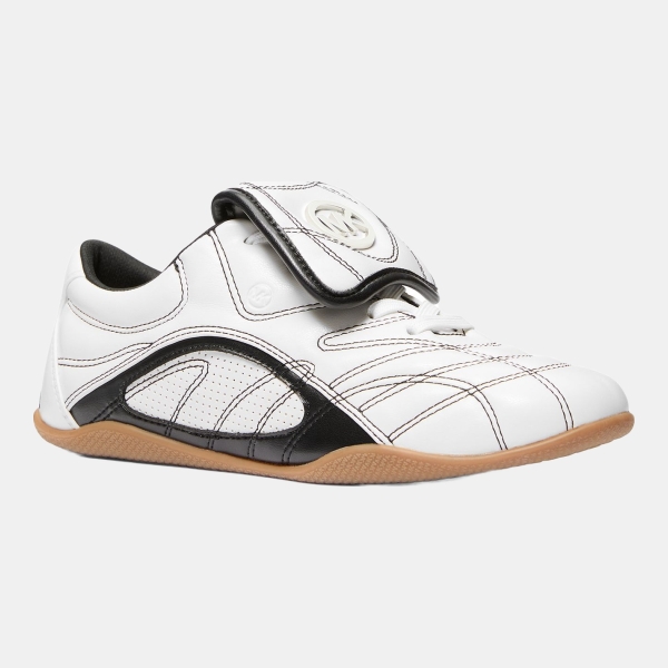 Michael Kors Women's Kyler Lace-Up Trainer Sneakers - Optic White Smooth