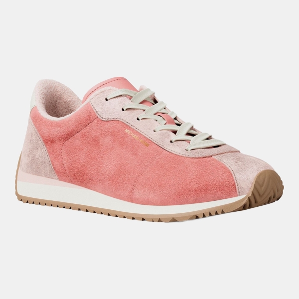 Michael Kors Women's Rhodes Trainer Lace-Up Sneakers - Primrose Suede