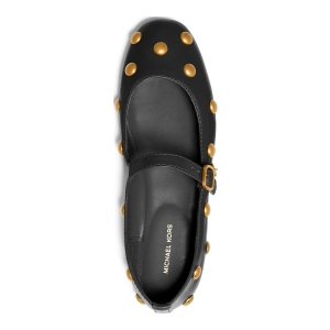 Michael Kors Women's Nellie Flex Mary Jane Flats - Black Leather - Image 4