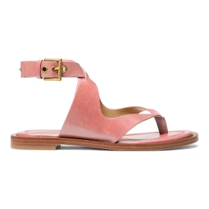 Michael Kors Women's Irene Flat Thong Sandals - Primrose Suede - Image 3