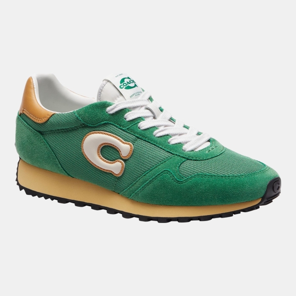 Coach Women's Retro Essential Lace-Up Runner Sneakers - Sport Green