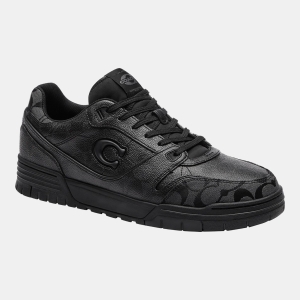 Coach Men's Signature Coated Canvas Lace-Up Shoes